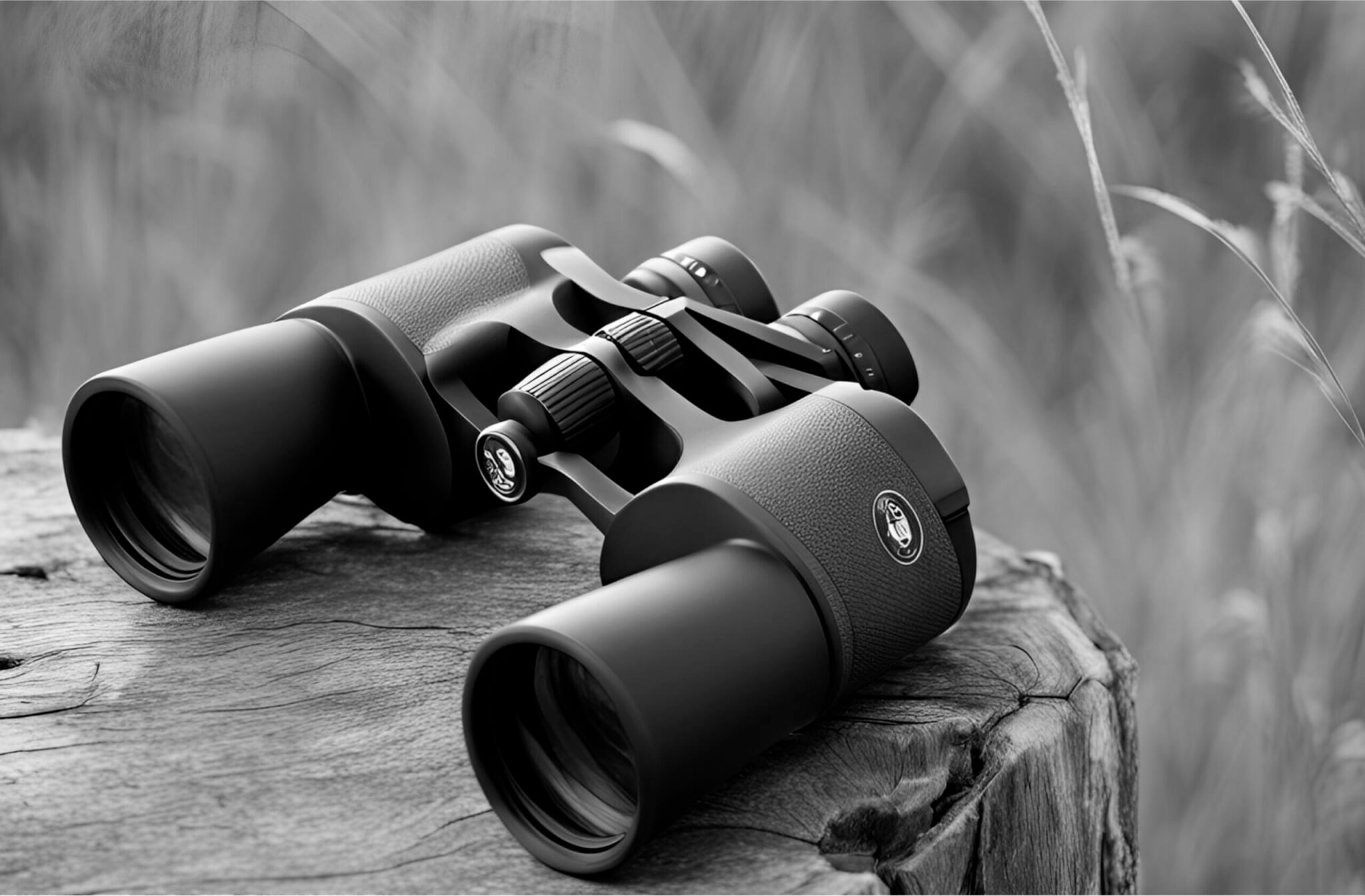 Binoculars at the ready