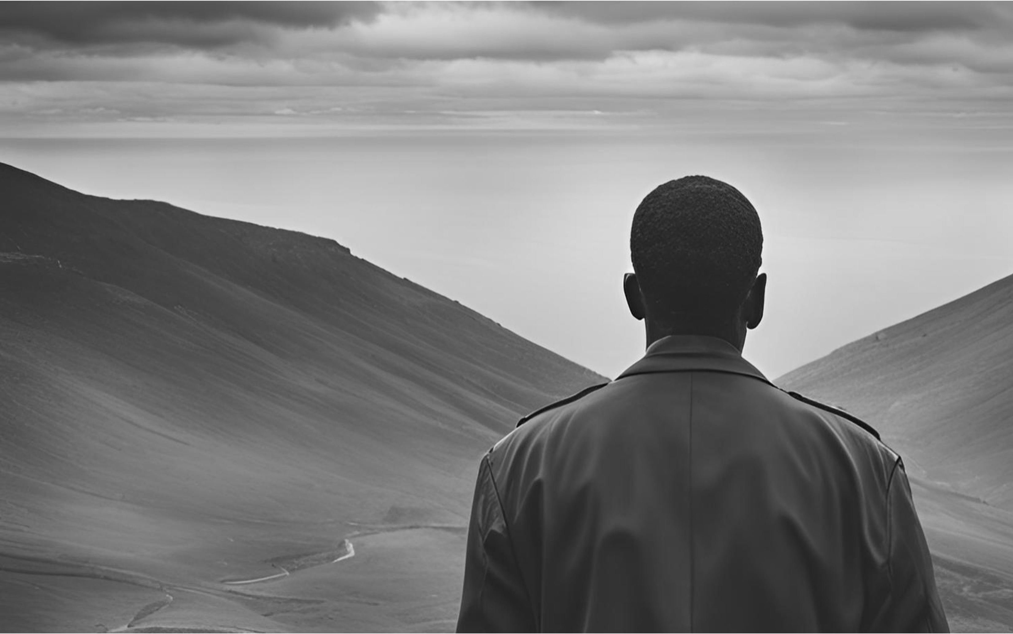 Man keeping watch